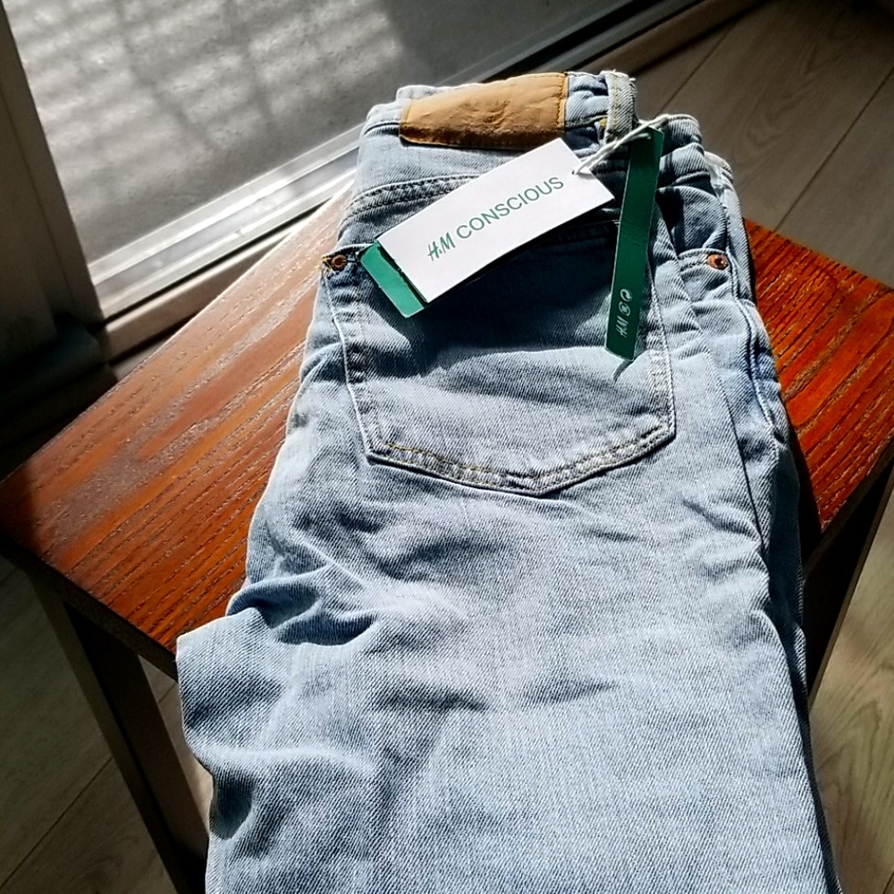 H&M jeans, high waist, brand new with tags!